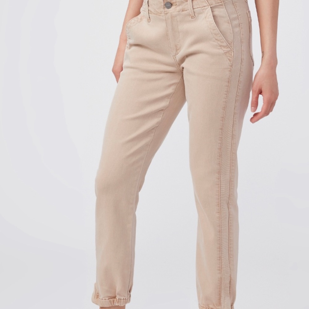 Paige Mayslie Jogger Vintage Oak Grosgrain Stripe